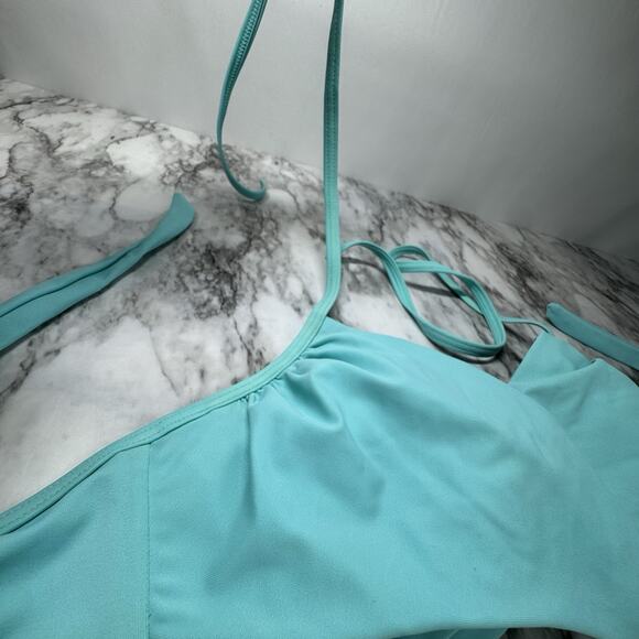 Victorias Secret The Wrap Halter Body Swim Bikini Top Size 34C Underwire Tie - Picture 6 of 7